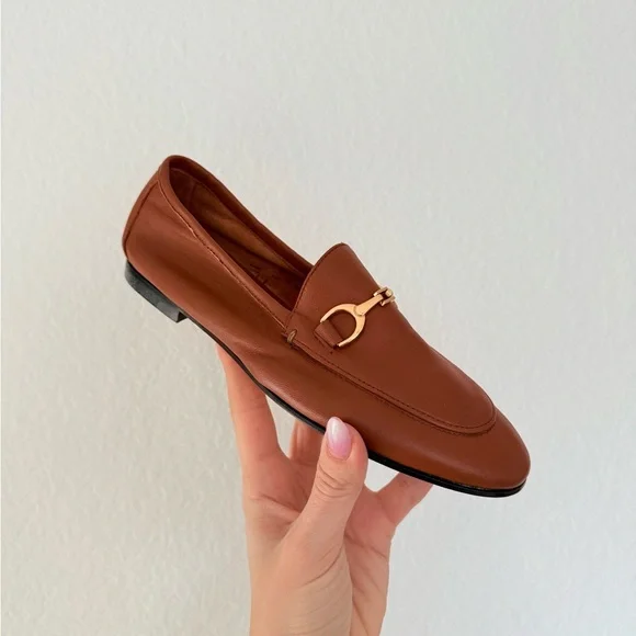 Bianca Di Elegant Brown Leather Loafers SZ 36 - Picture 6 of 6